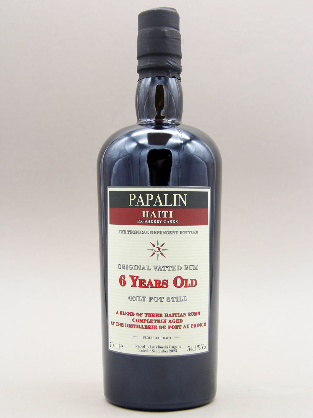 Papalin, Haiti, Original Vatted Rum, 2023, 6 Years Old, Ex sherry cask (54.1%, 70cl)