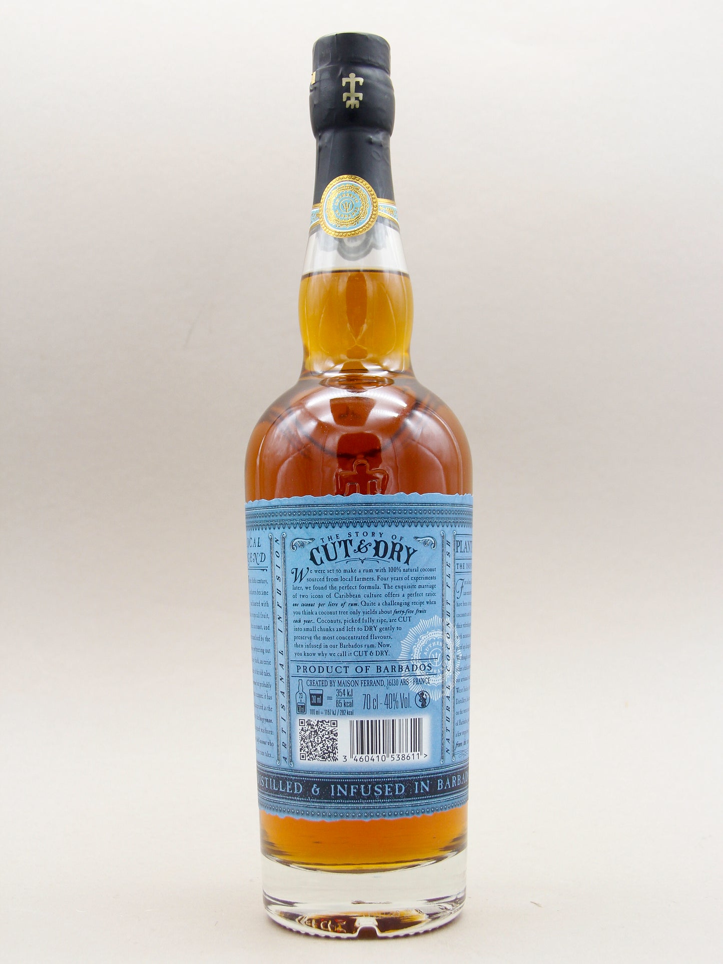 Planteray, Cut & Dry, Artisinal Barbadian Spirit Drink infused with Coconut, Barbados (40%, 70cl)