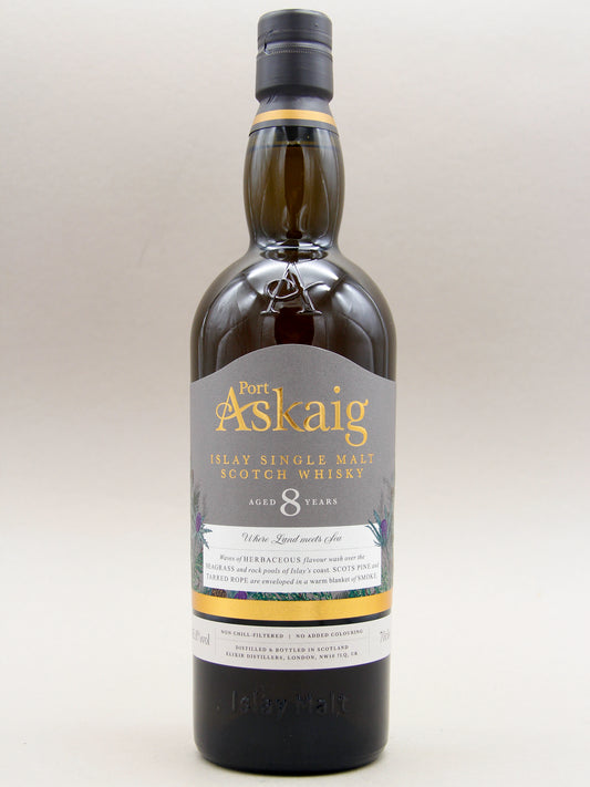 Port Askaig 8 Year Old, Islay Single Malt Scotch Whisky (45,8%, 70cl)