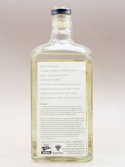 Rezpiral, Agave Spirit, Mexicano - Berta Vasquez (47.2%, 70cl)