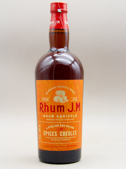 Rhum J.M, Épices Créoles, Martinique (46%, 70cl)