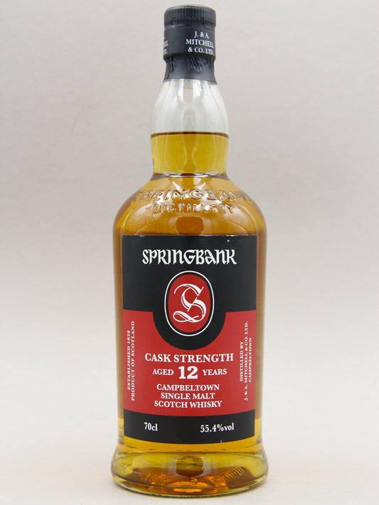 Springbank 12 Years, Cask Strength, 2021, Campbeltown Scotch Whisky (55.4%, 70cl)