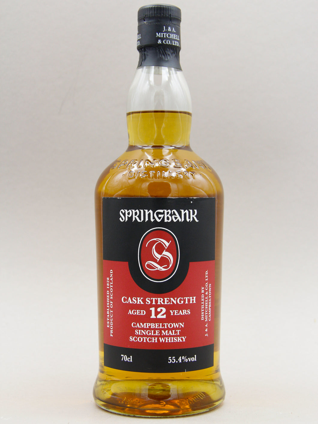 Springbank 12 Years, Cask Strength, 2021, Campbeltown Scotch Whisky (55.4%, 70cl)