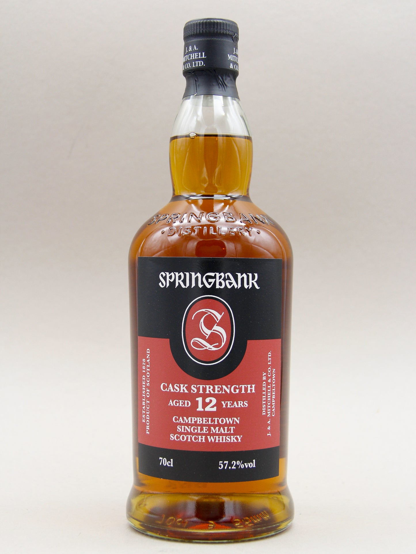 Springbank 12 Years, Cask Strength, May 2024, Campbeltown Scotch Whisky (57.2%, 70cl)