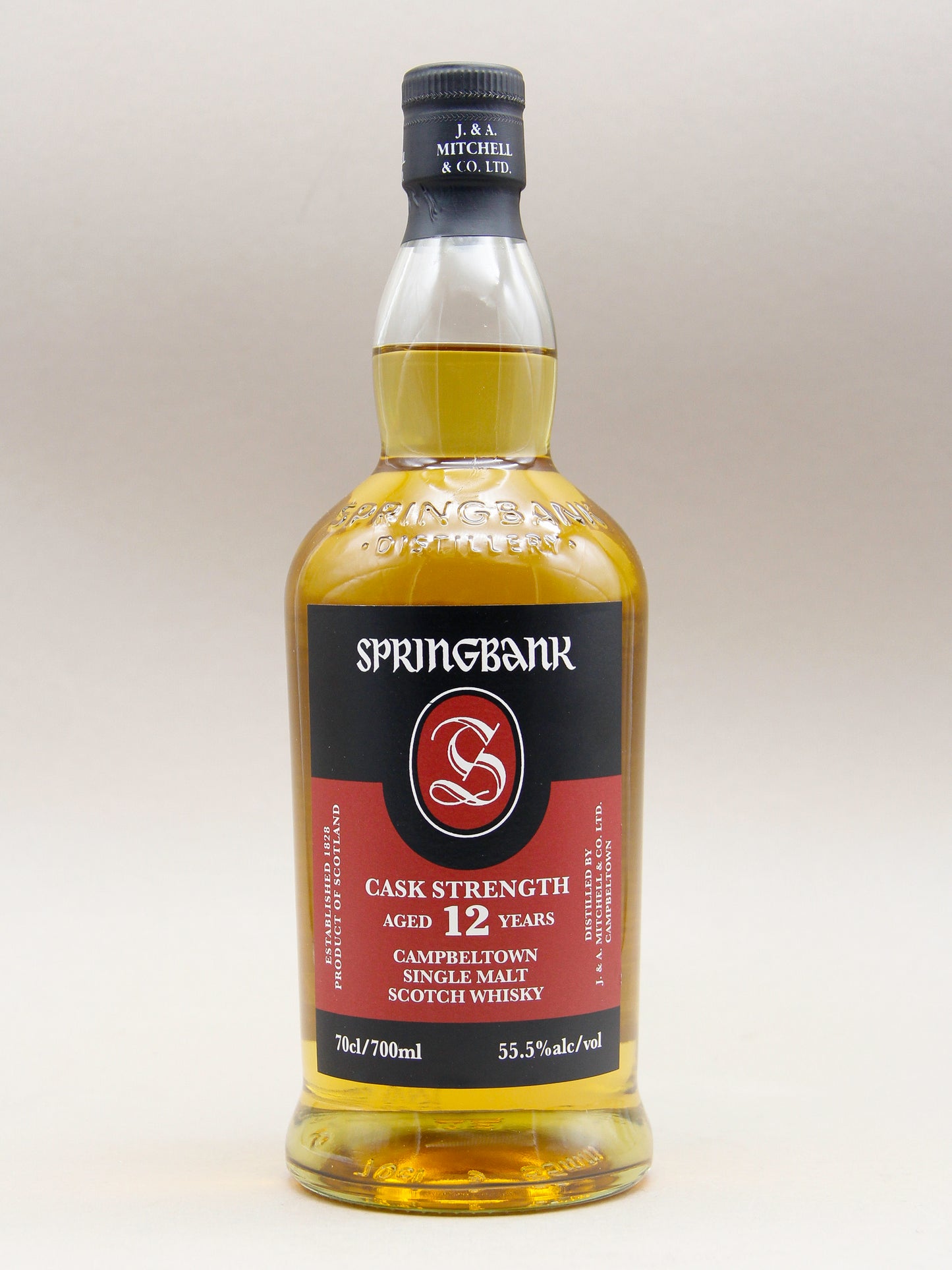 Springbank 12 Years, Cask Strength, September 2025, Campbeltown Scotch Whisky (55.5%, 70cl)