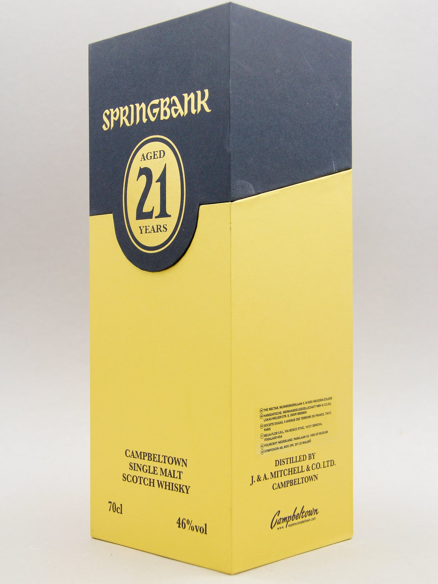 Springbank 21 Years, July 2023, Campbeltown Single Malt Scotch Whisky (46%, 70cl)