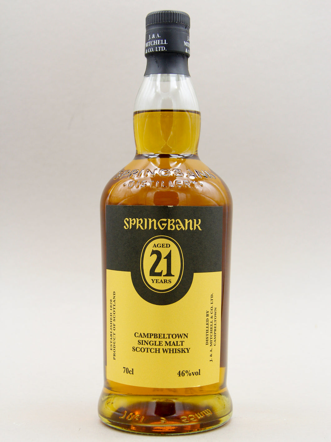 Springbank 21 Years, July 2023, Campbeltown Single Malt Scotch Whisky (46%, 70cl)