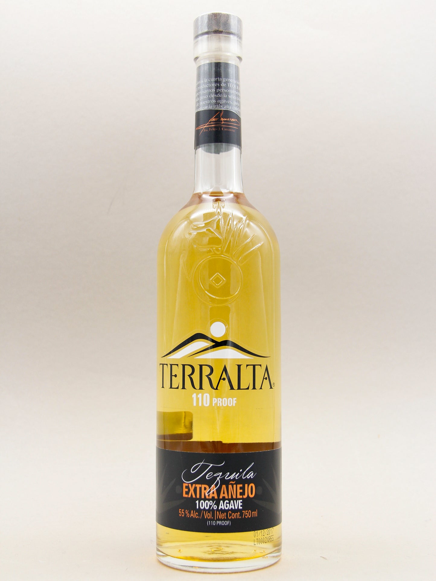 Terralta, Extra Anejo, 110 Proof, Tequila (55%, 70cl)