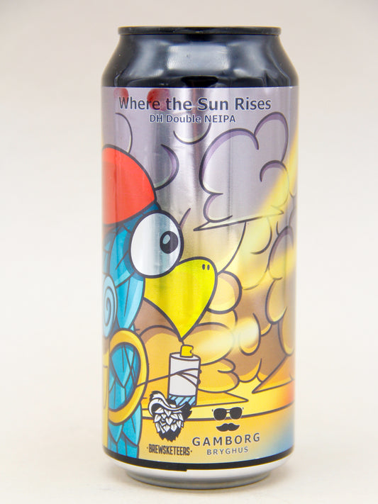 The Brewsketeers: Where the sun rises, DH Double NE-IPA, Denmark (8.1%, 44cl CAN)