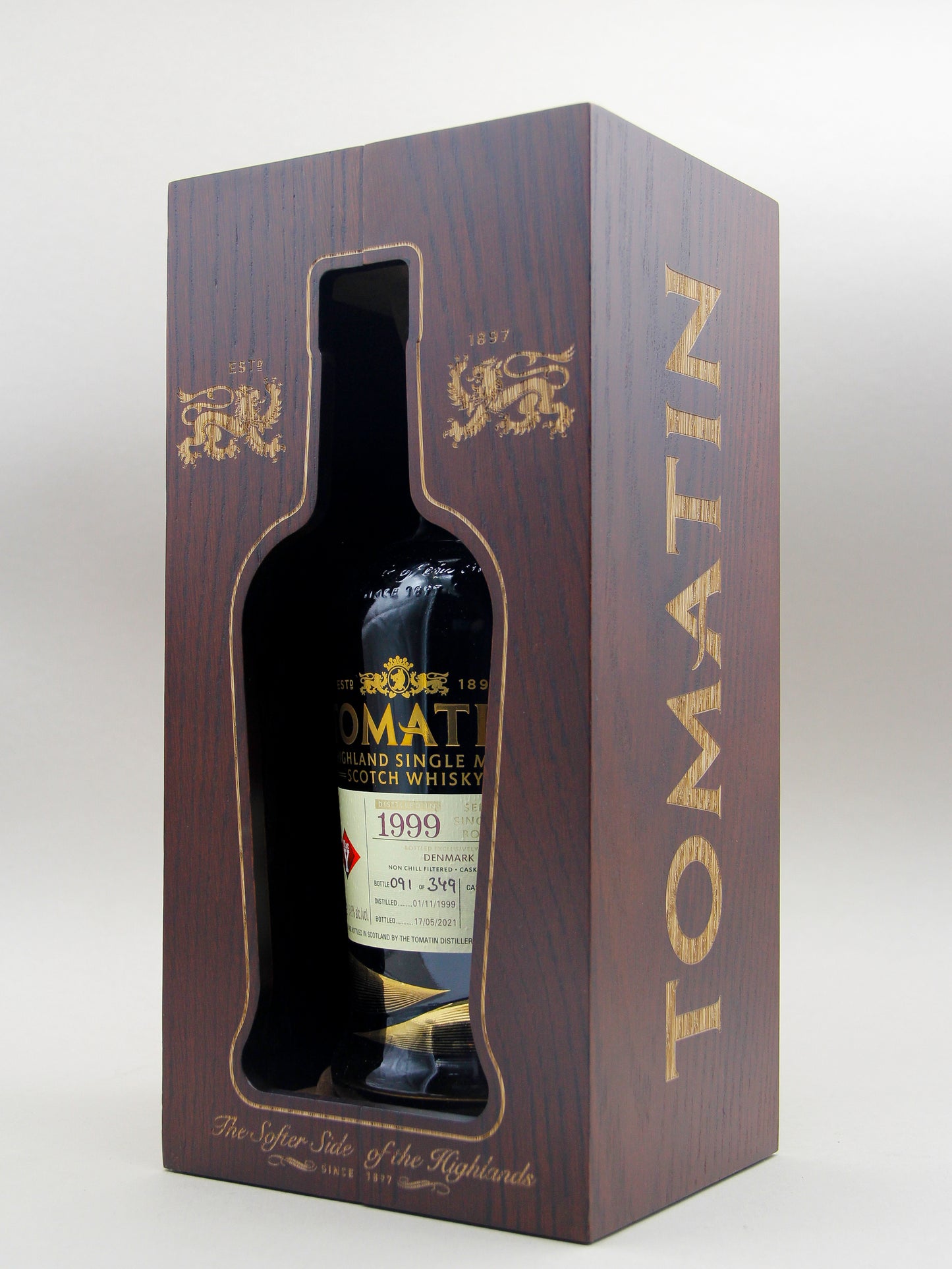 Tomatin 1999, 21 Years Oloroso Hogshead Scotch Whisky, Cask #43403 (54.8%, 70cl)