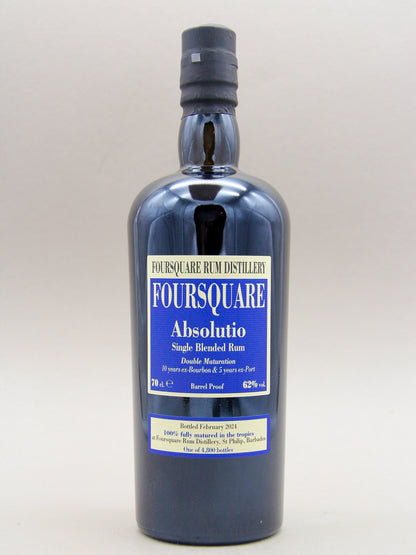 Velier Foursquare Absolutio, Barbados Rum (62%, 70cl)