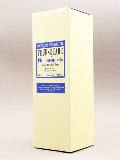 Velier Foursquare Plenipotenziario, 12 Years, Single Blended Barbados Rum, (60%, 70cl)