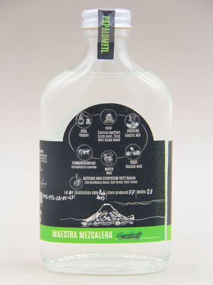 Zinacantan, Agave Spirits from 100% Agave, Papalometl, Fermented in leather, 2023 (46.7%, 20cl)