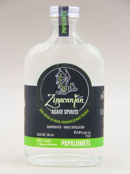 Zinacantan, Agave Spirits from 100% Agave, Papalometl, Fermented in leather, 2023 (46.7%, 20cl)