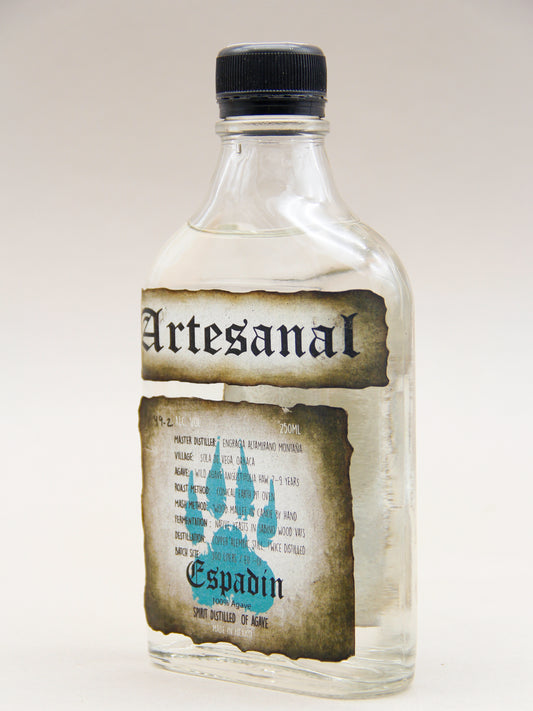 Artesanal, Espadin, Spirit distilled of agave, Mexico (49.2%, 25cl)