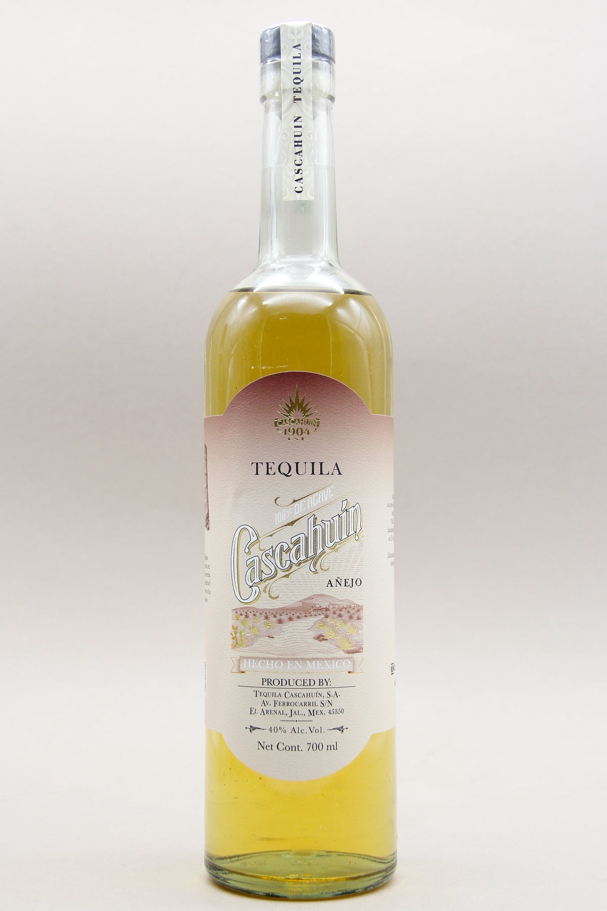 Cascahuin Tequila, Añejo, 100% De Agave (40%, 70cl)