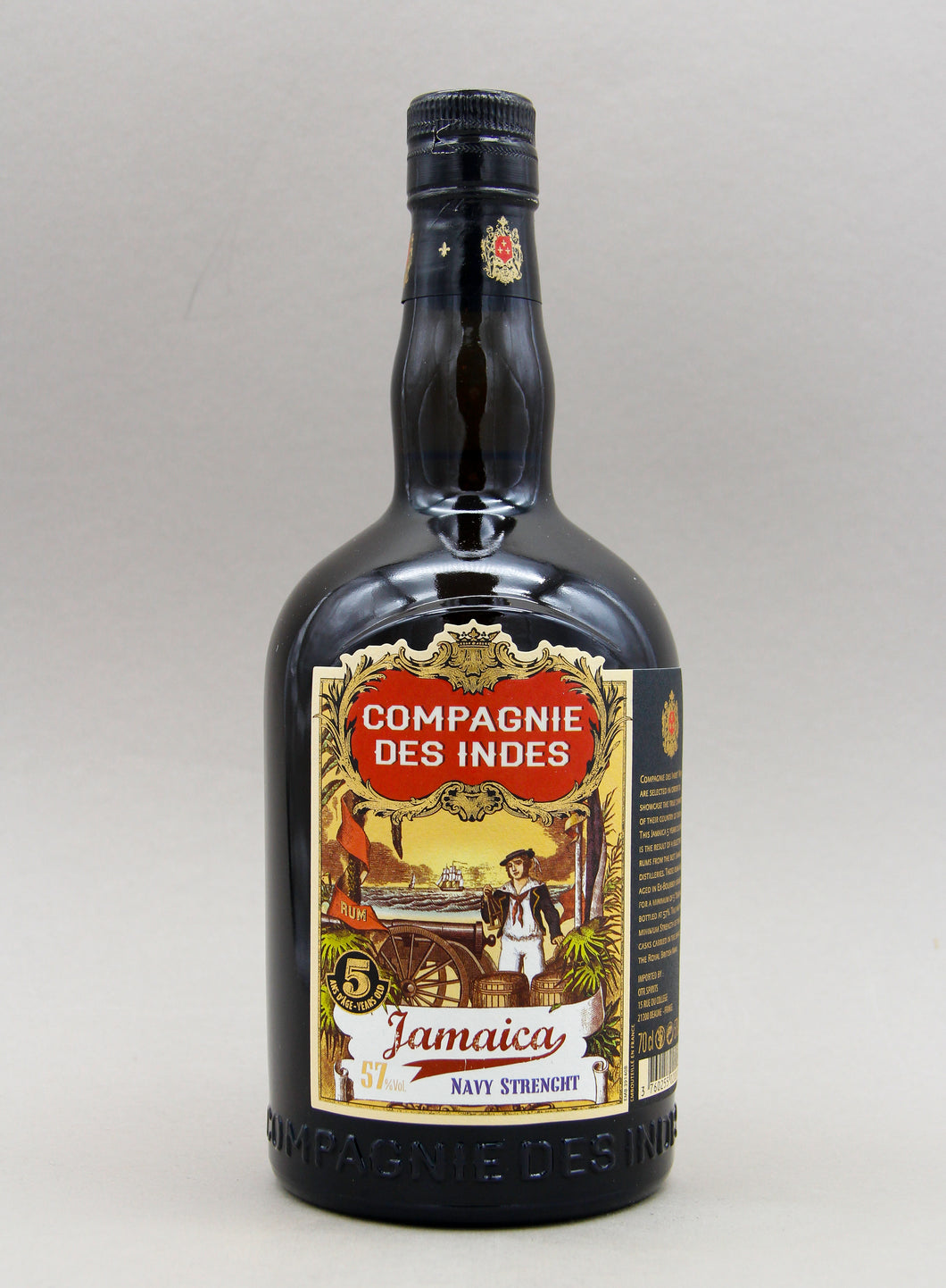 Compagnie Des Indes Jamaica 5 Years, Navy Strength Rum (57%, 70cl)
