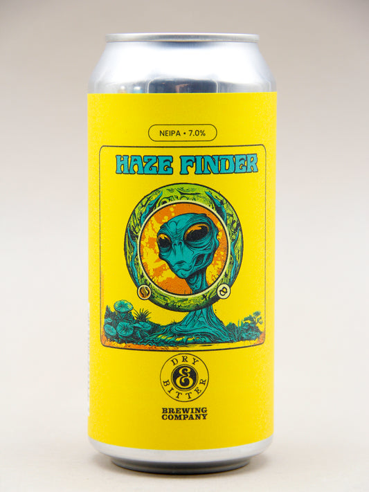 Dry & Bitter: Haze Finder, New England IPA (7%, 44cl CAN)