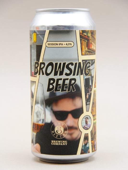 Dry & Bitter x Shoppen: Browsing Beer, Session IPA (4%, 44cl CAN)