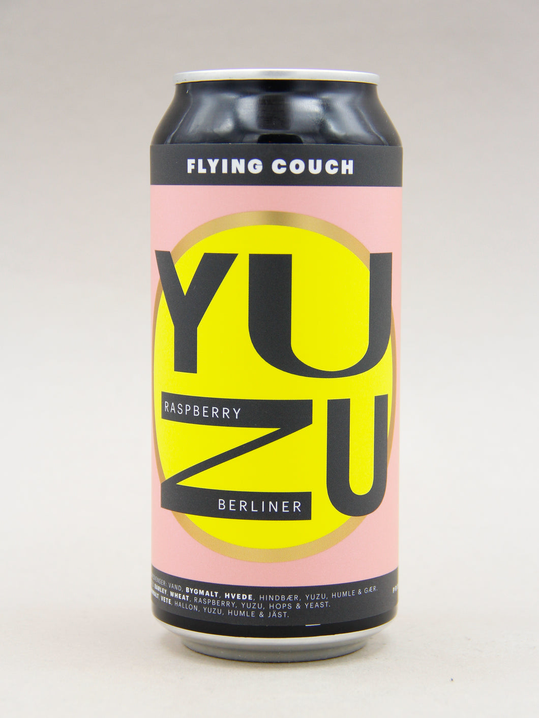 Flying Couch: Yuzu Raspberry, Berliner (4%, 44cl CAN)