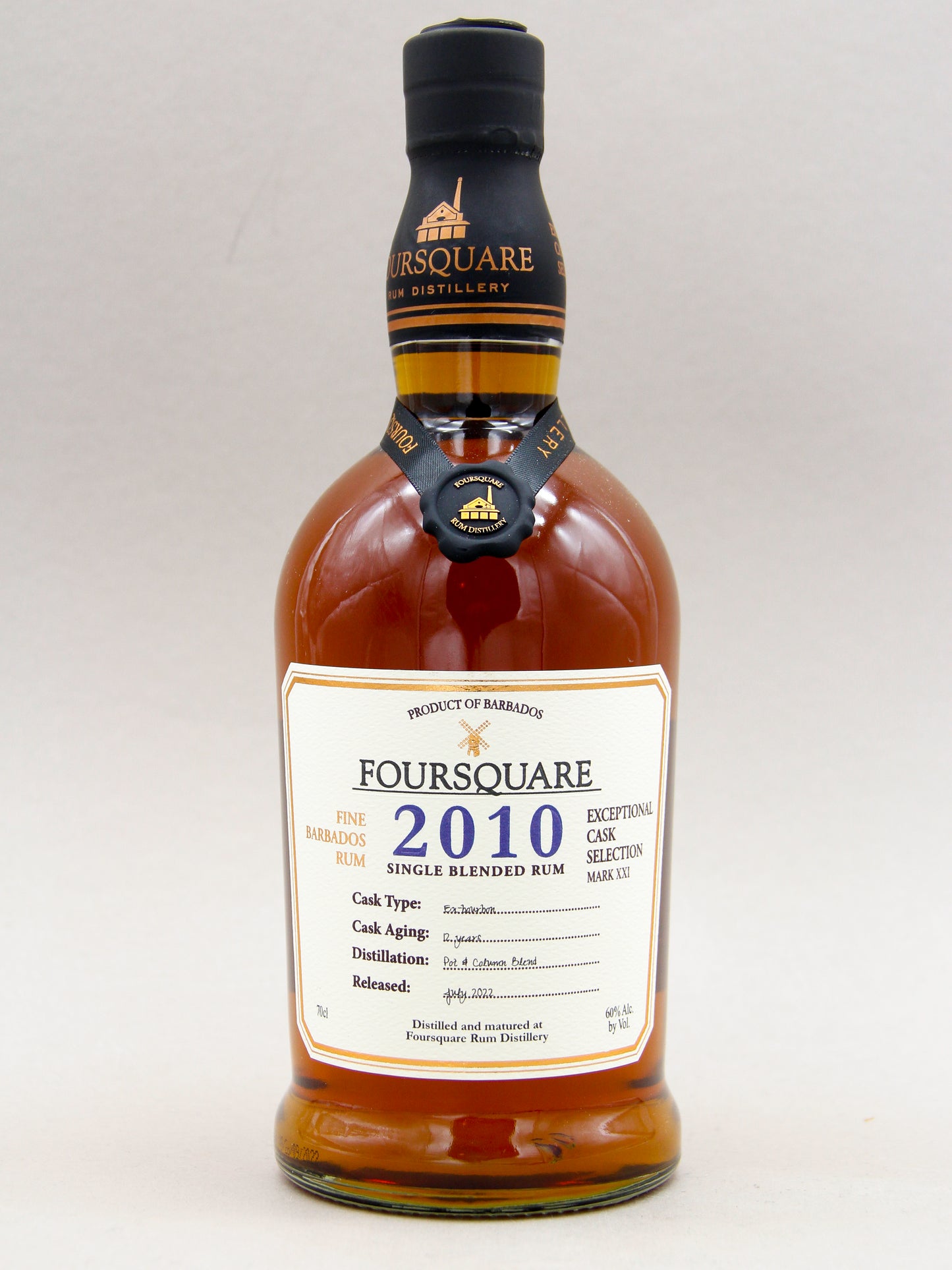 Foursquare Exceptional Cask Selection: 2010, Single Blended Rum, 12 Years, Barbados (60%, 70cl)