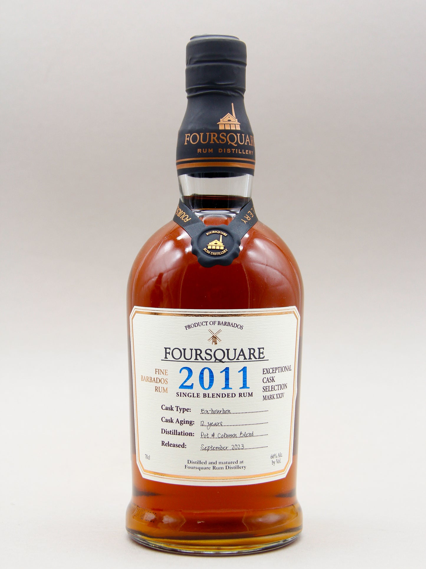 Foursquare Exceptional Cask Selection: 2011, Single Blended Rum, 12 Years, Barbados (60%, 70cl)