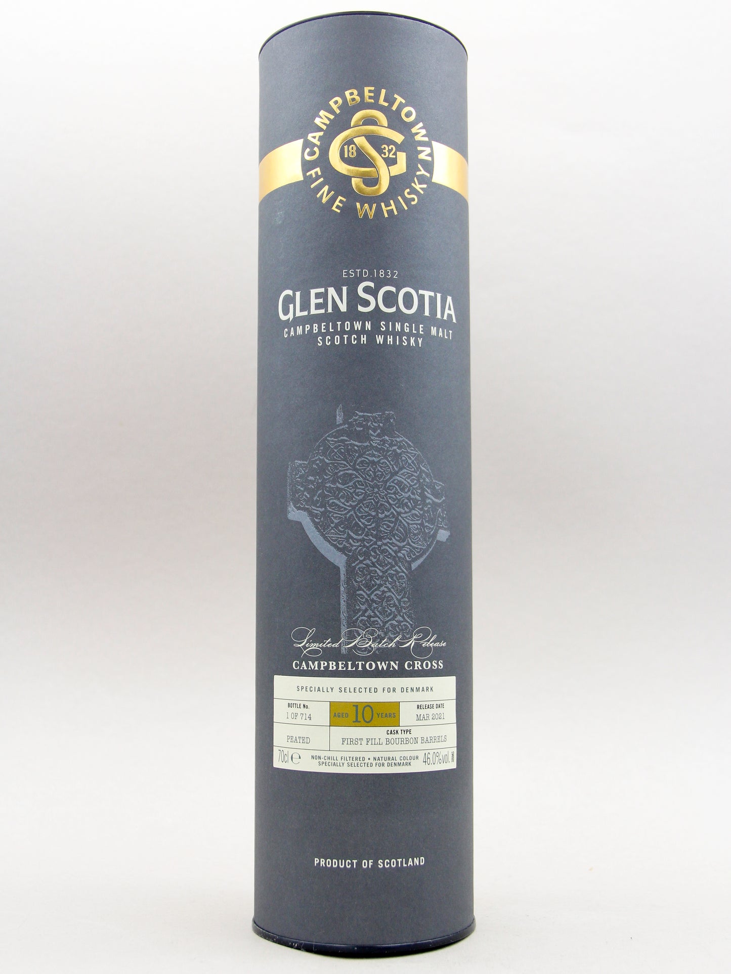 Glen Scotia 10 Years Old, Single Malt Scotch, Campbeltown, Scotland (46%, 70cl)