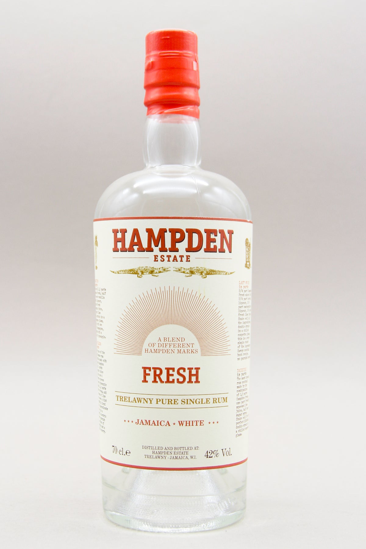 Hampden Estate, Fresh, Trelawny Pure Single Rum, Jamaica (42%, 70cl)