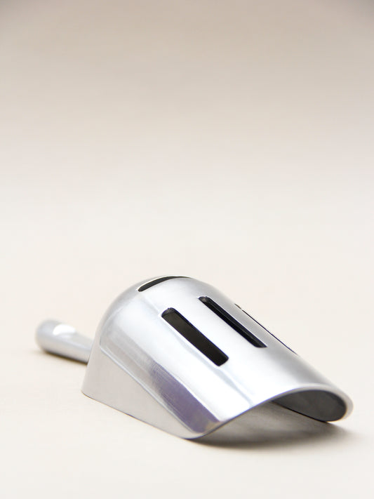 Ice Scoop, Aluminium with drain