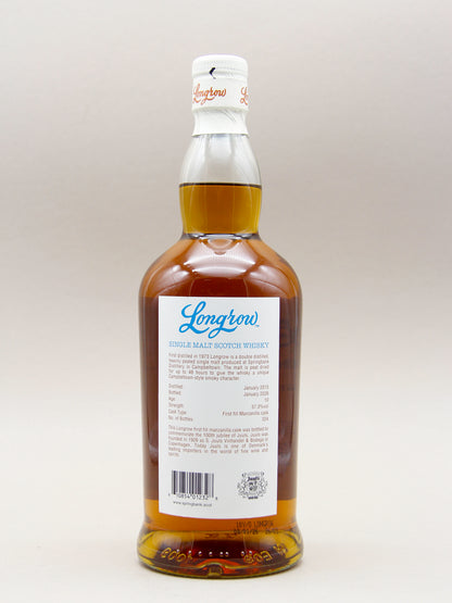 Longrow 10 Years, Single Cask Juuls 100th Anniversary, 1st fill Manzanilla Cask, Campbeltown Scotch Whisky (57.3%, 70cl)