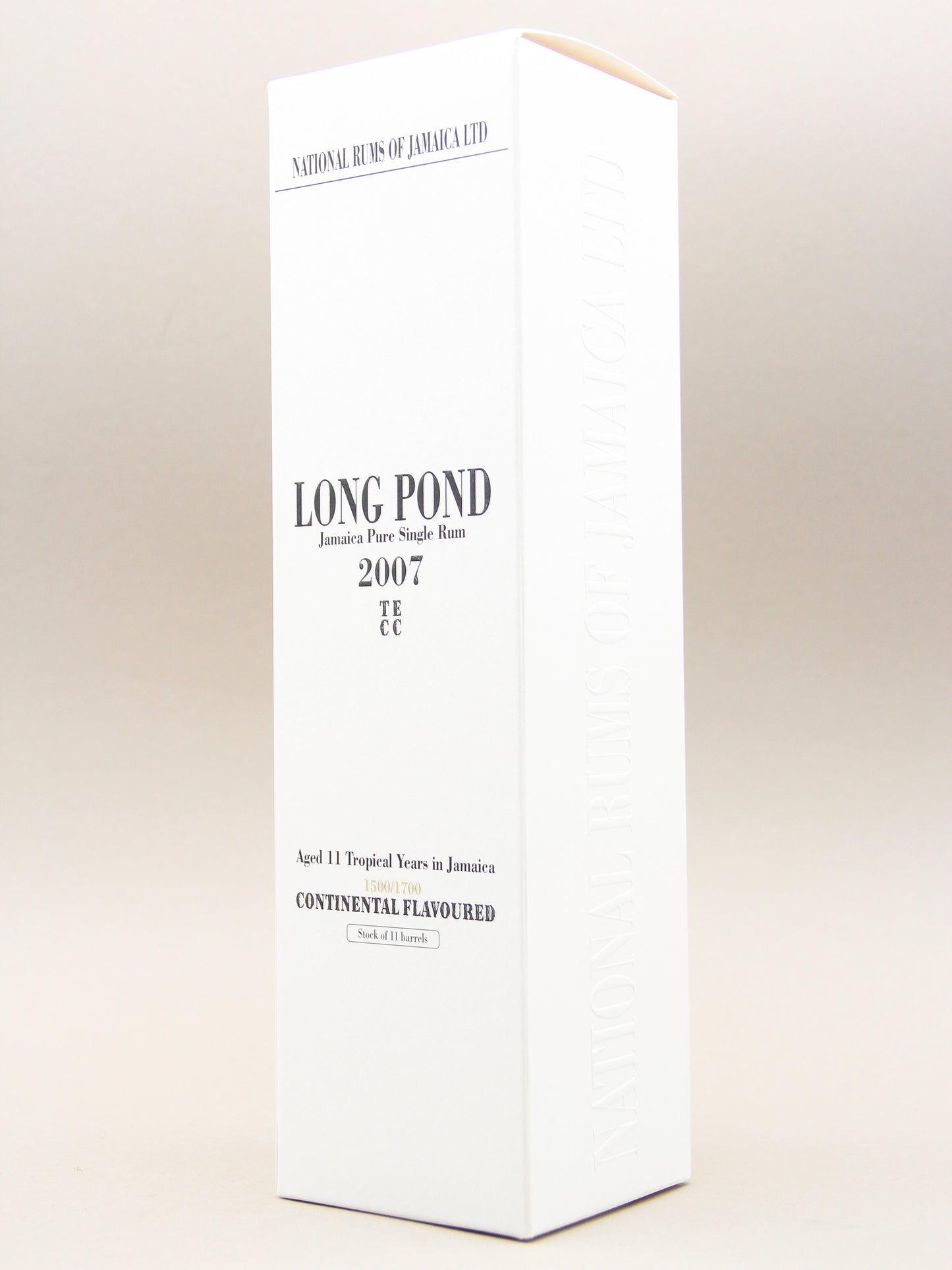 National Rums of Jamaica LTD, Long Pond, TECC 2007, Jamaica Pure Single Rum (62,5%, 70cl)