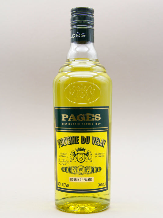 Pagès, Verveine du Velay, Yellow Herbal Liqueur, France (40%, 70cl)