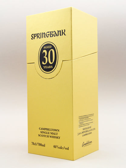 Springbank 30 Years, February 2026, Campbeltown Single Malt Scotch Whisky (46%, 70cl)