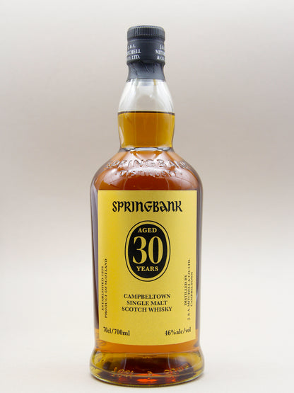 Springbank 30 Years, February 2026, Campbeltown Single Malt Scotch Whisky (46%, 70cl)