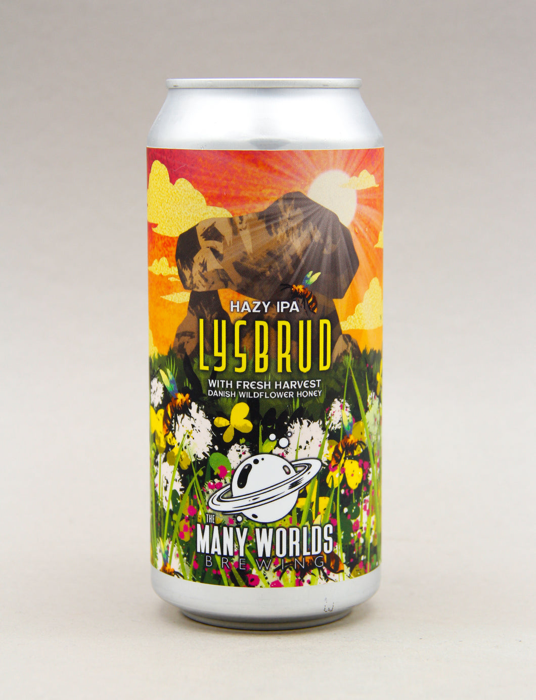The Many Worlds Brewing: Lysbrud, Hazy IPA (6.0%, 44cl CAN)