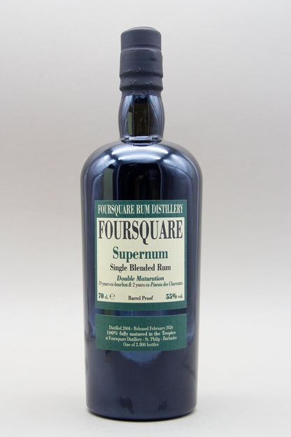 Velier Foursquare Supernum, Single Blended Barbados Rum, Double Maturation, 21 Years (55%, 70cl)