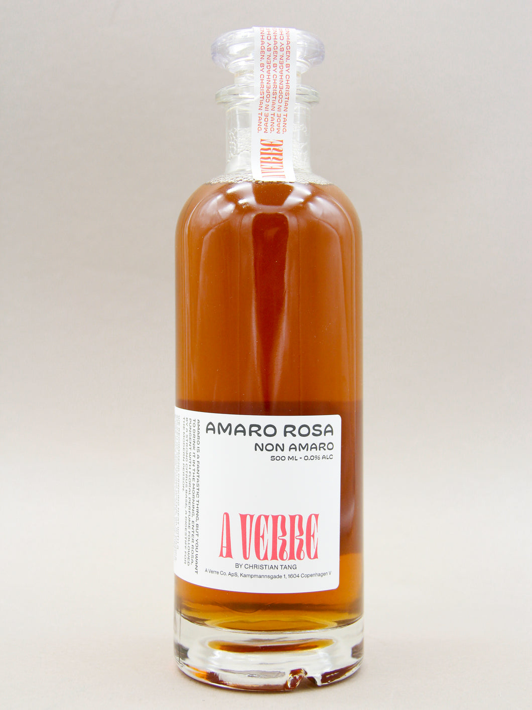A Verre: Amaro Rosa, Non-alcoholic, Denmark (0%, 50cl)