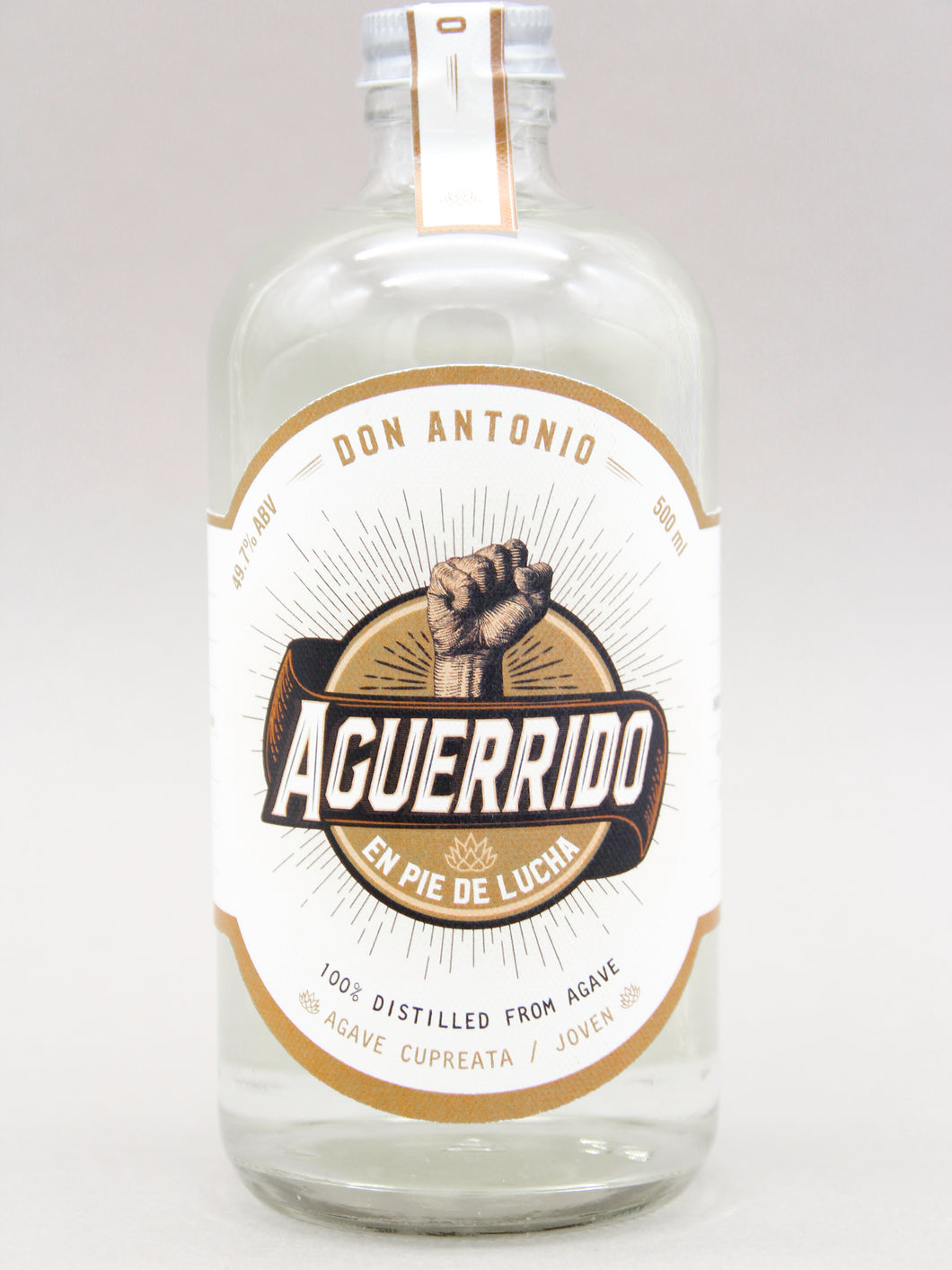 Aguerrido, Don Antonio, 100% Destilado de Agave, Cupreata / Joven (49.7%, 50cl)