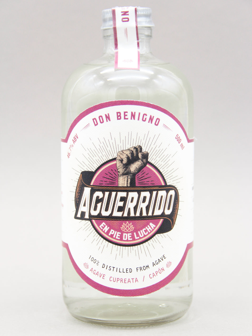 Aguerrido, Don Benigno, 100% Destilado de Agave, Cupreata / Capón (46.7%, 50cl)