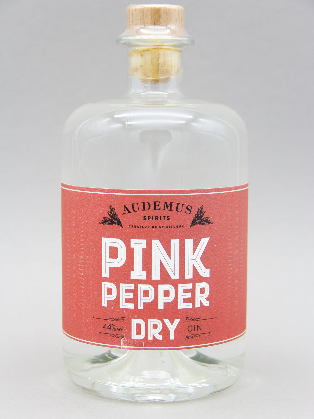 Audemus Spirits, Pink Pepper Dry Gin, Limited 1ed Release, Cognac, France (44%, 70cl)