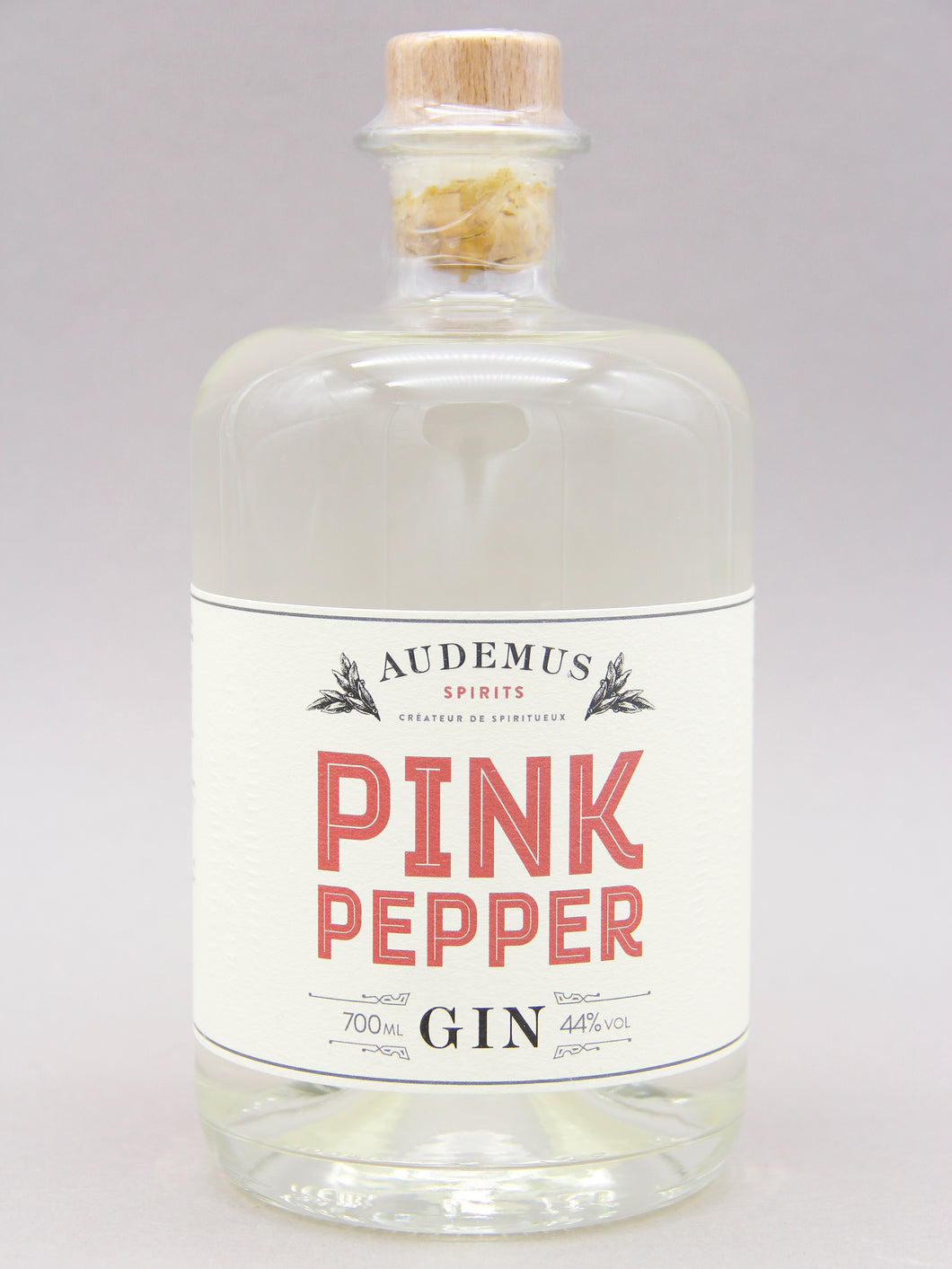 Audemus Spirits Pink Pepper Gin, Cognac, France (44%, 70cl)