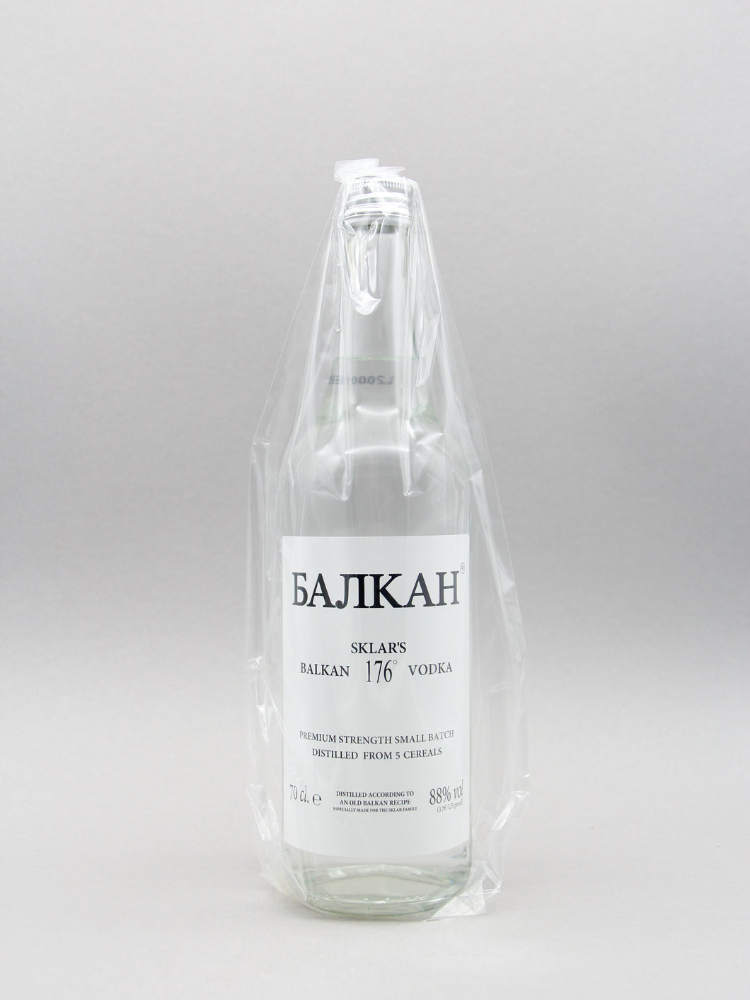 Sklar's Balkan Vodka, Finland (88%, 70cl)