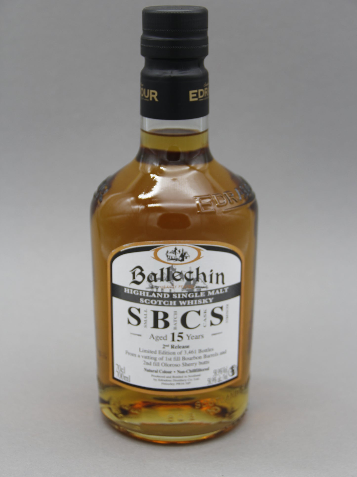 Ballechin 15 Years, SBCS 2nd Release, Highland Single Malt Scotch Whisky (58.9%, 70cl)