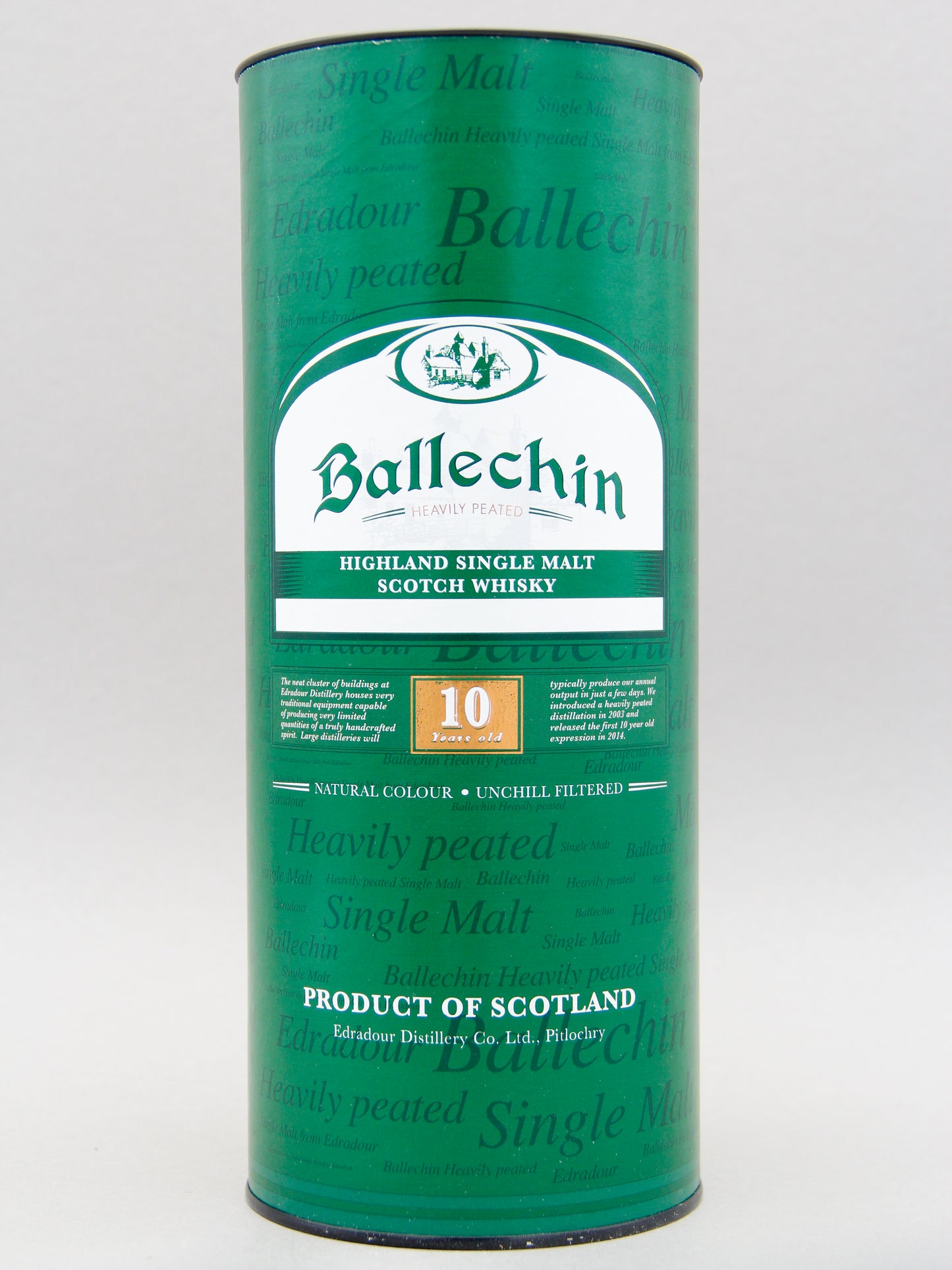 Ballechin 10 Years, Highland Single Malt Scotch Whisky (46%, 70cl)