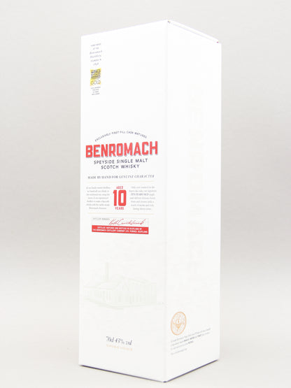 Benromach 10 Years, Speyside Single Malt Scotch Whisky (43%, 70cl)