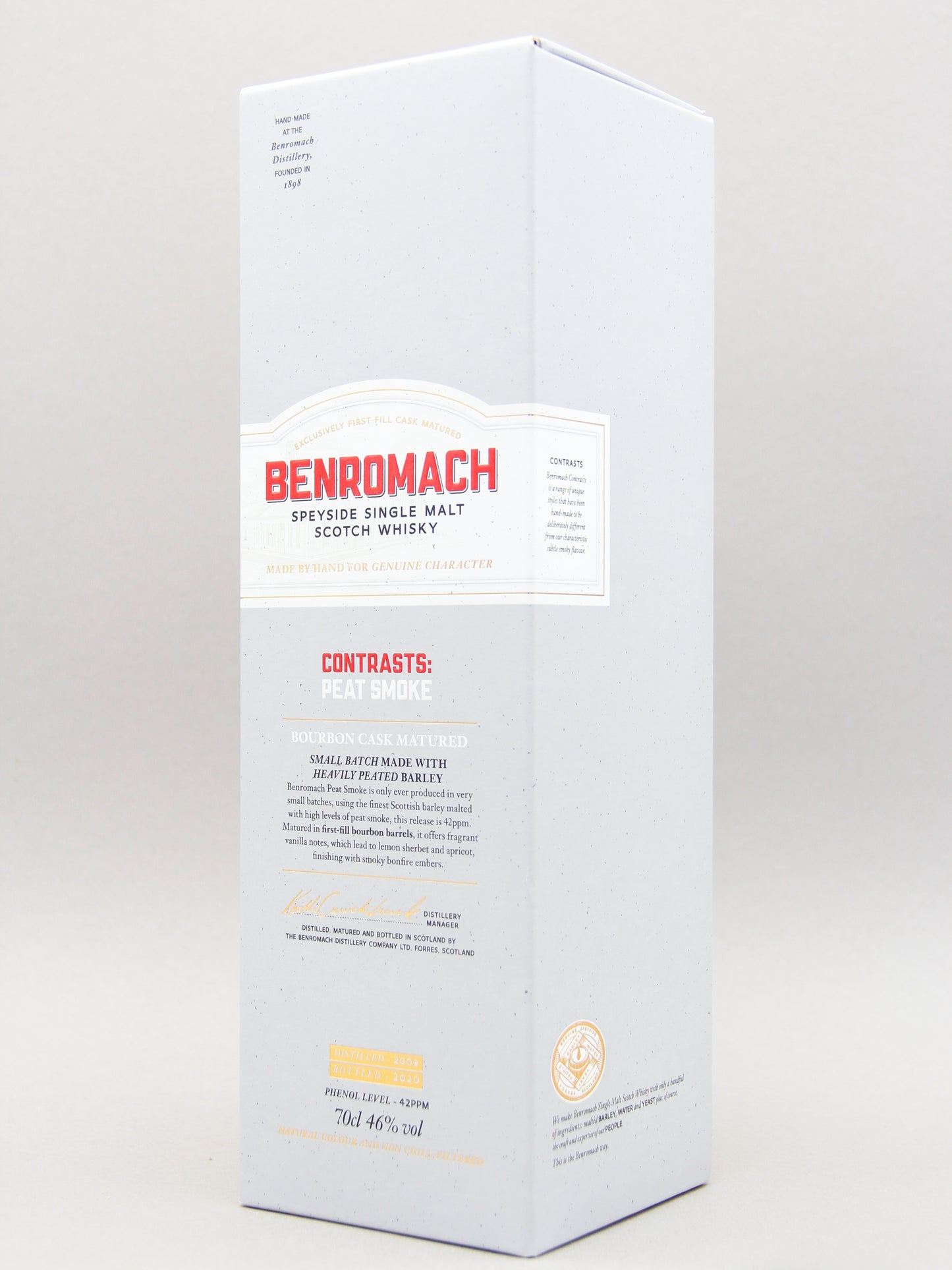 Benromach, Contrasts: Peat Smoke, Speyside Single Malt Scotch Whisky (46%, 70cl)