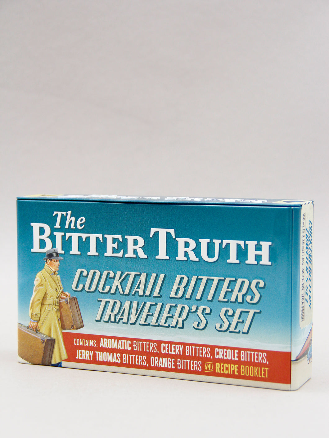 Bitter Truth Traveler's Bitters Set - Orange, Original Celery, Creole, Old Time Aromatic, Jerry Thomas Own Decanter (5 x 20cl)