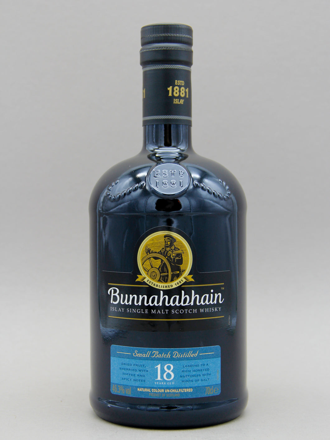Bunnahabhain, 18 Years Old, Islay Single Malt Scotch Whisky (46.3%, 70cl)