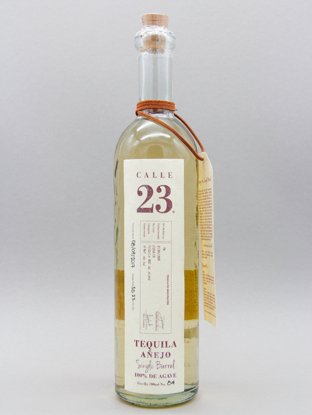 Calle 23 Single Barrel Tequila Anejo, Lote 46 (50.73%, 70cl)