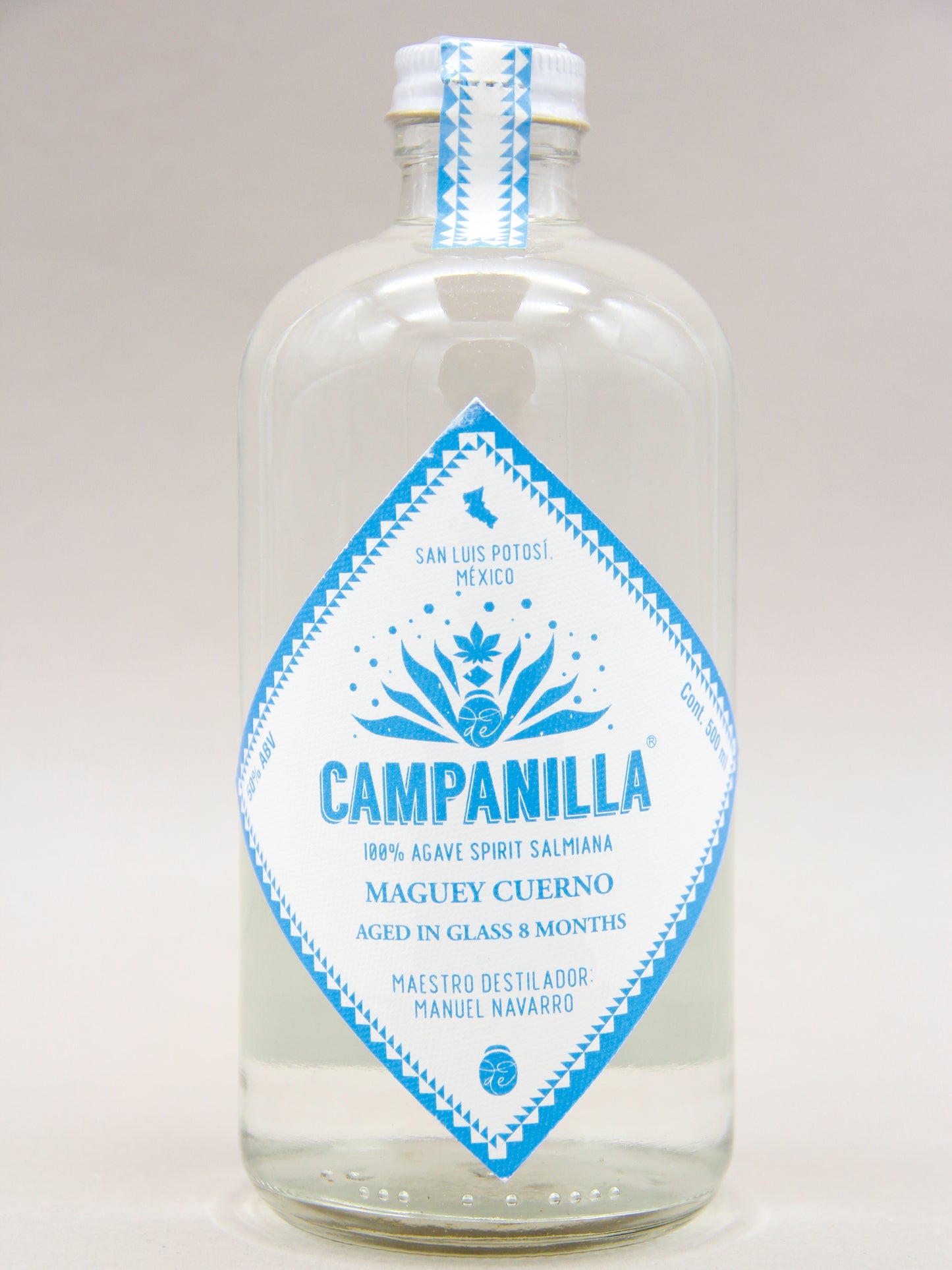 Campanilla, Destilado de Agave Salmiana, Maguey Cuerno (50%, 50cl)